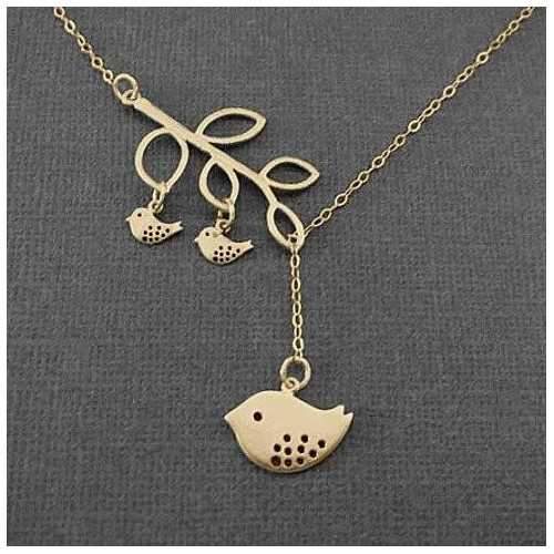 Blessed Birds On The Branch Necklace