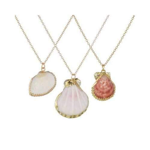 Heartbeats Seashell Necklace Set Of 3