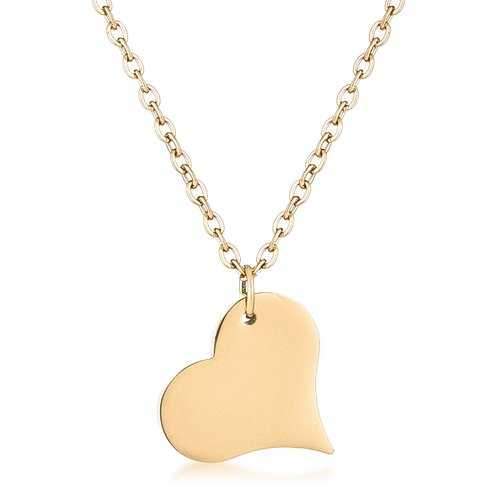 Goldtone Heart Pendant