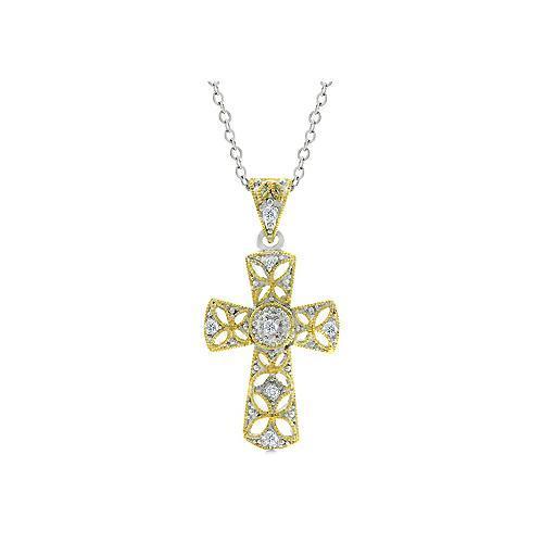 Veiled Cross Pendant