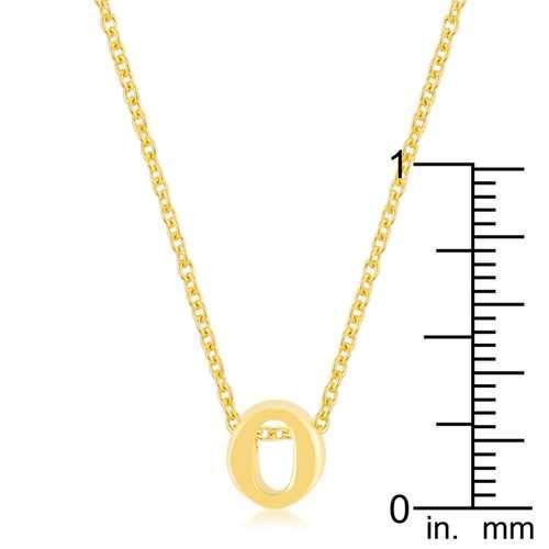 Golden Initial O Pendant