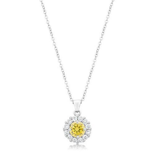 Bella Bridal Pendant in Yellow