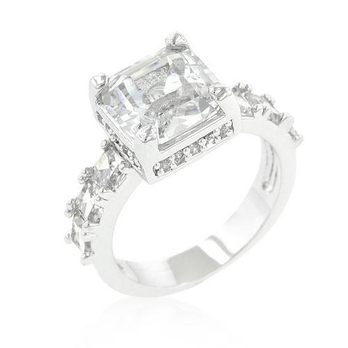 Asscher Cut Engagement Ring