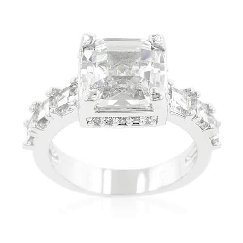 Asscher Cut Engagement Ring