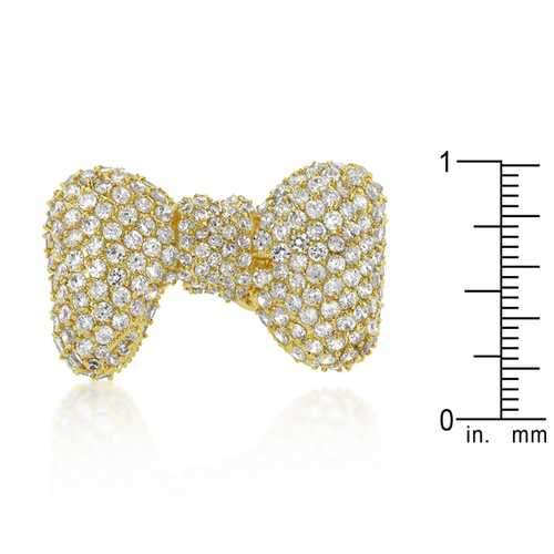 Bow Tie Cubic Zirconia Ring